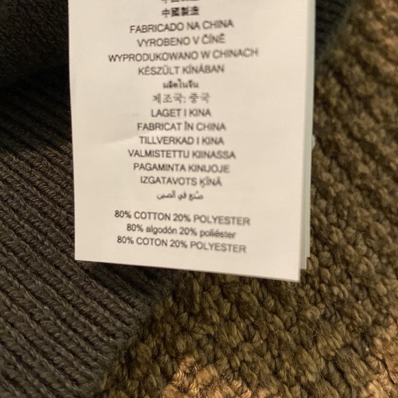 Mens Michael Kors Dark Green Sweater - Picture 6 of 6